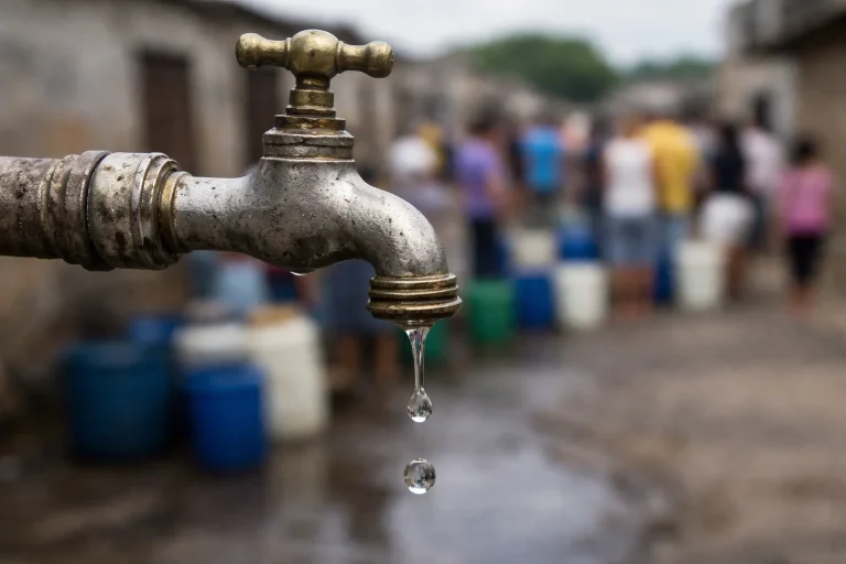 Acarigua sin agua comunidades cargando recipientes