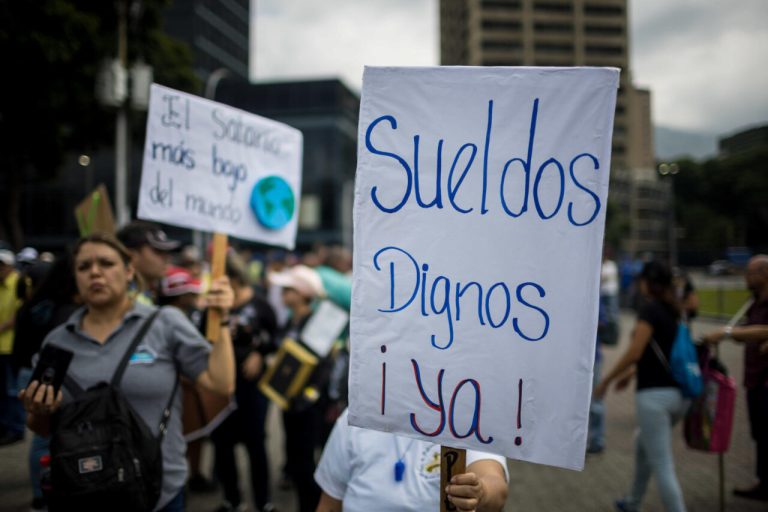 Trabajadores convocan marcha nacional hoy 23 de marzo en protesta salarial