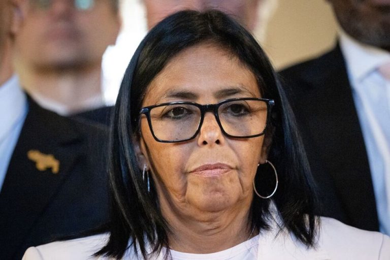 Delcy Rodríguez durante su intervención ante la Corte Internacional de Justicia por el conflicto del Esequibo